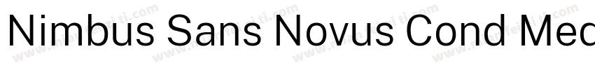 Nimbus Sans Novus Cond Medium字体转换